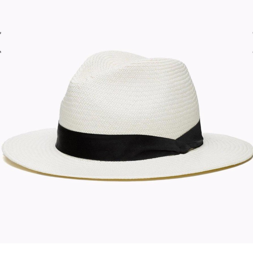 rag & bone Panama Straw Fedora Hat